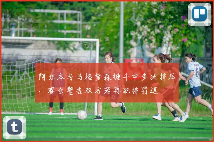 阿尔本与马格努森缠斗中多次挤压,赛会警告双方若再犯将罚退